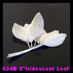 534B Iridescent Leaf 2&quot;